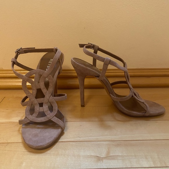 Reiss Pina Knot High Heel Sandal in Rose size 38 - Picture 5 of 12